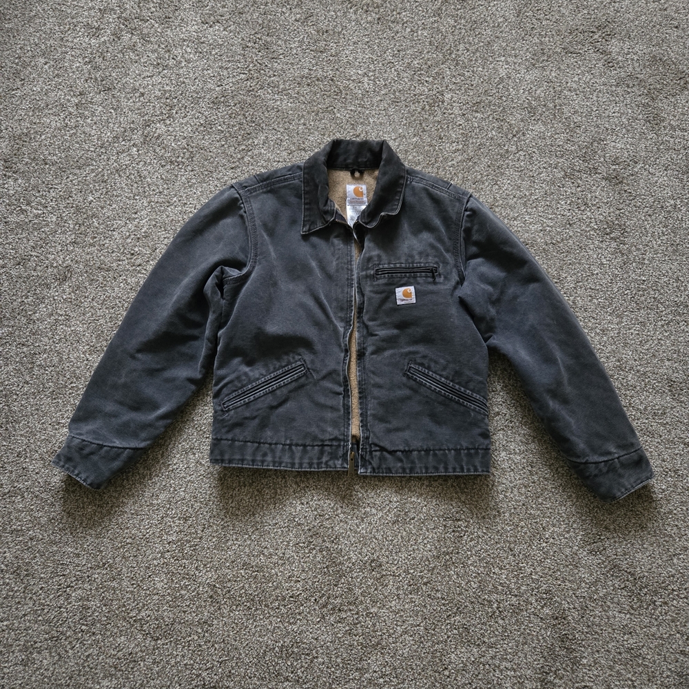 Vintage Carharrt Detriot Jacket | Women's | Small | Dark Grey